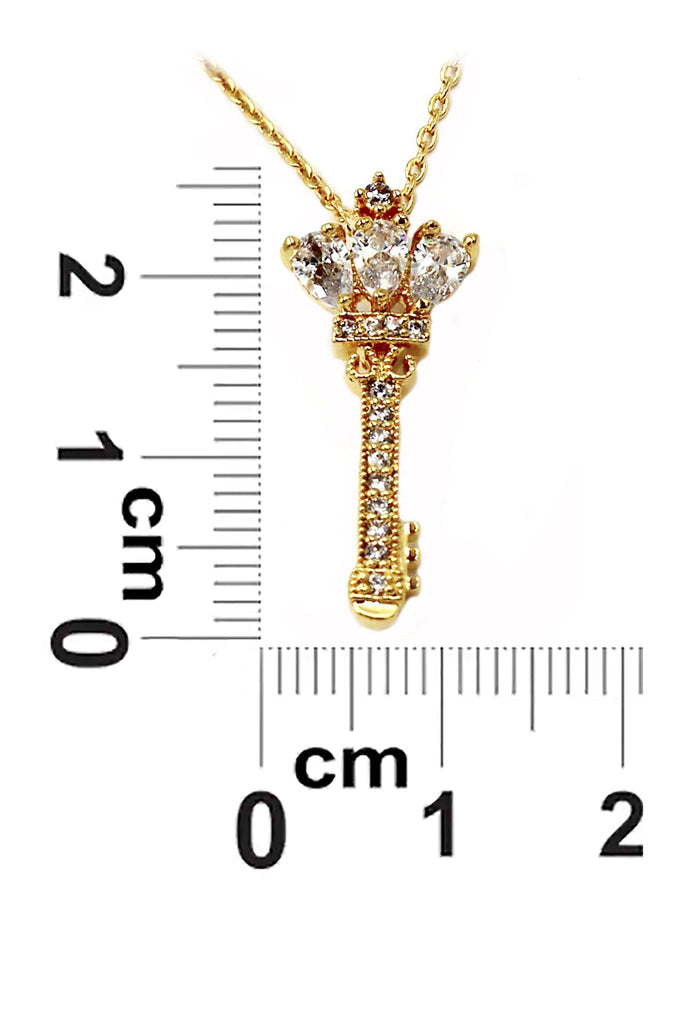Fashion scepter key necklace