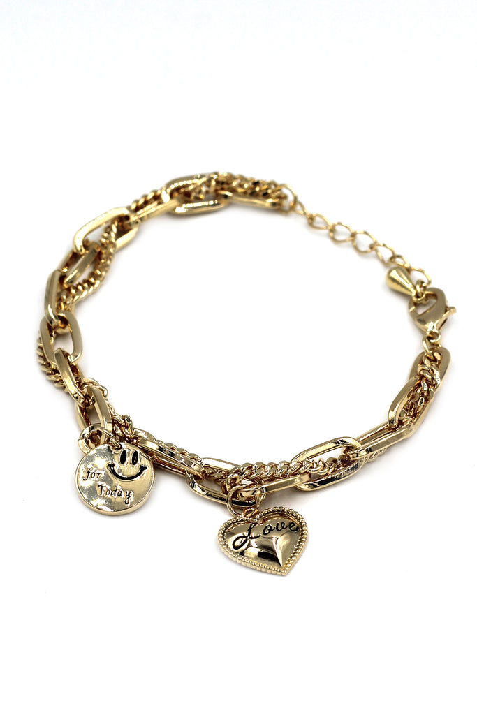 Fashion niche smiley face bracelet