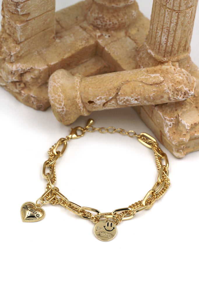 Fashion niche smiley face bracelet