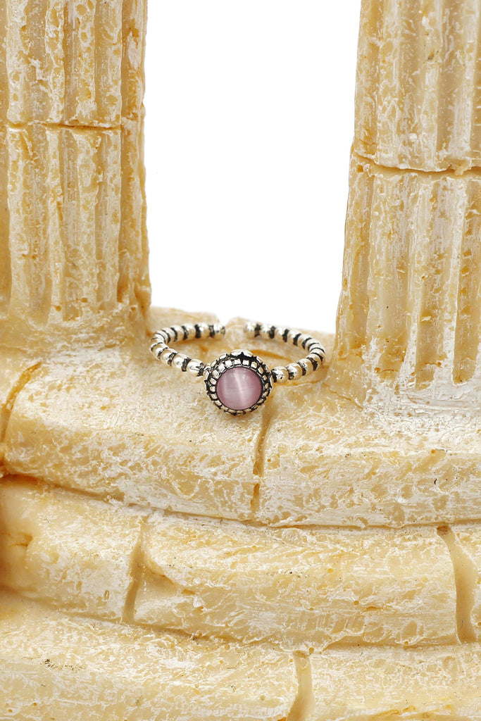 opened opal ring crystal earring set