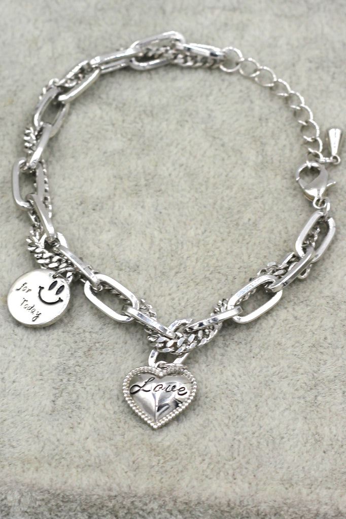 Fashion niche smiley face bracelet