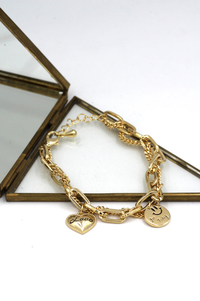 Fashion niche smiley face bracelet