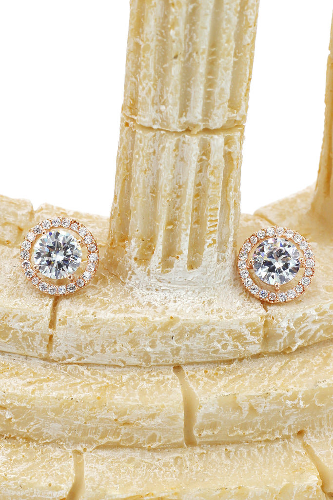 sparkling shining crystal earrings