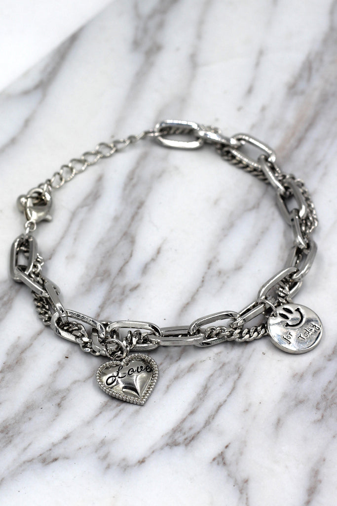 Fashion niche smiley face bracelet