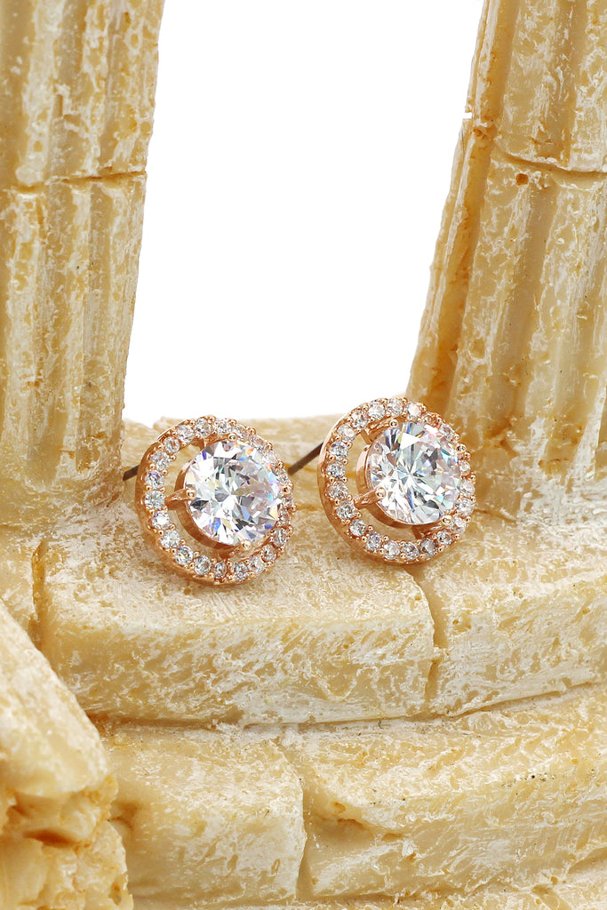 sparkling shining crystal earrings