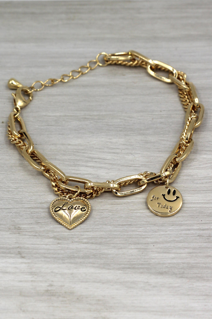 Fashion niche smiley face bracelet