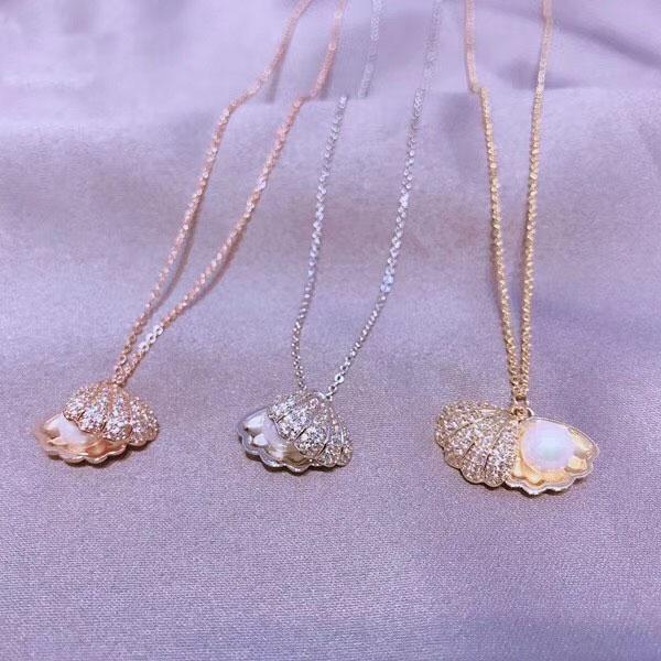 fashion pearl necklace earrings set