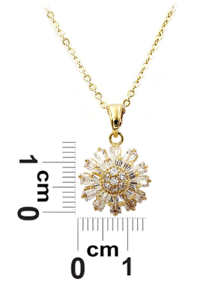 brilliant little sun crystal necklace
