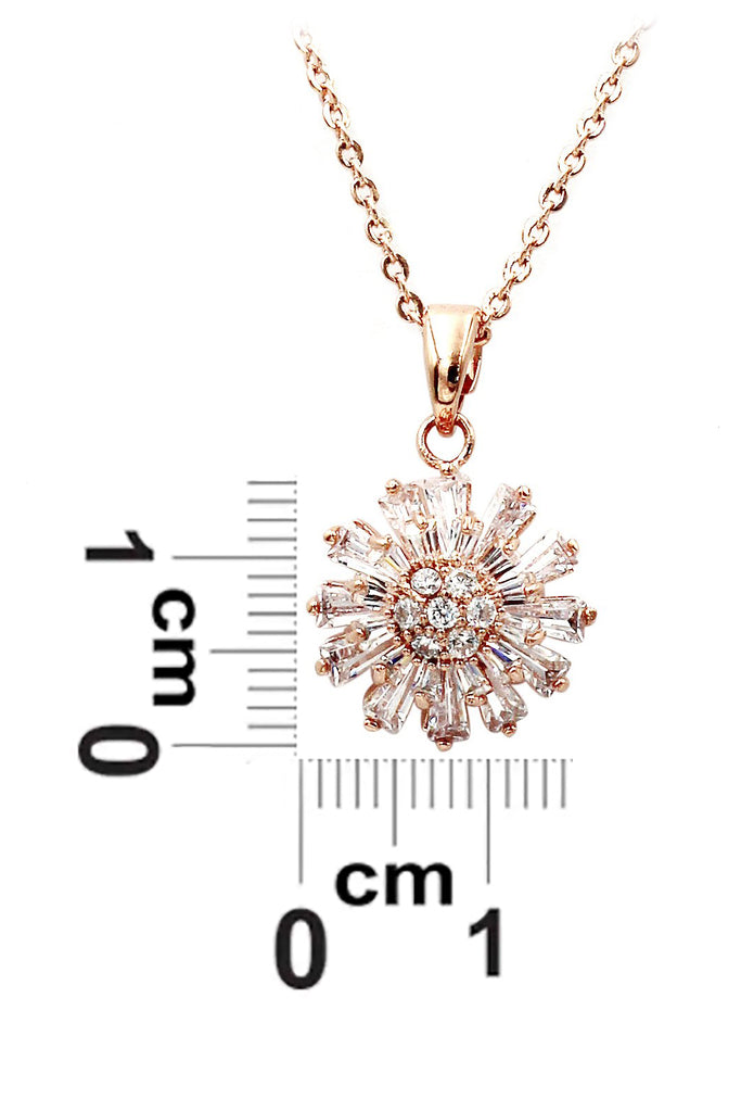 brilliant little sun crystal necklace