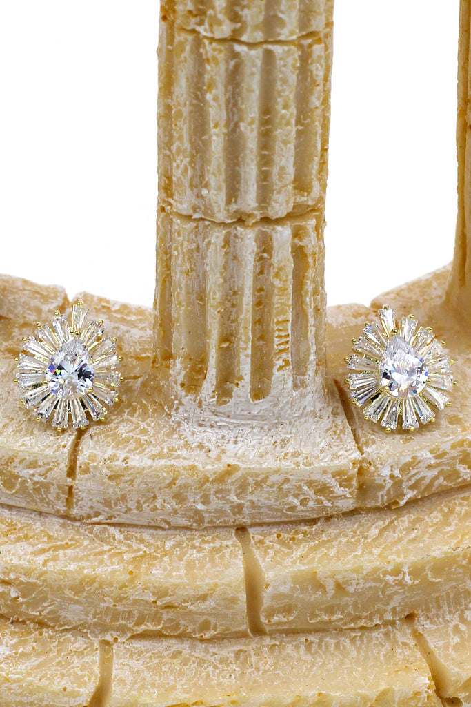 noble crystal spider earrings