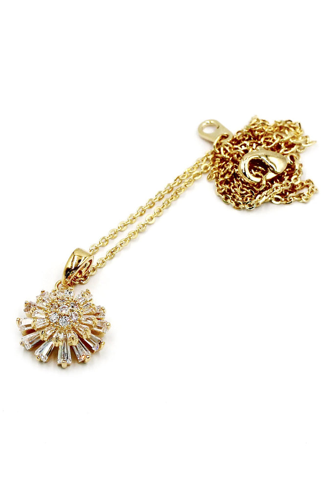 elegant necklace earrings crystal set