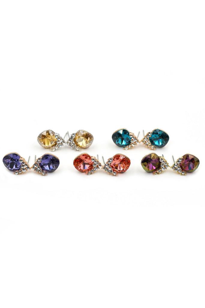 lovely cute crystal earrings