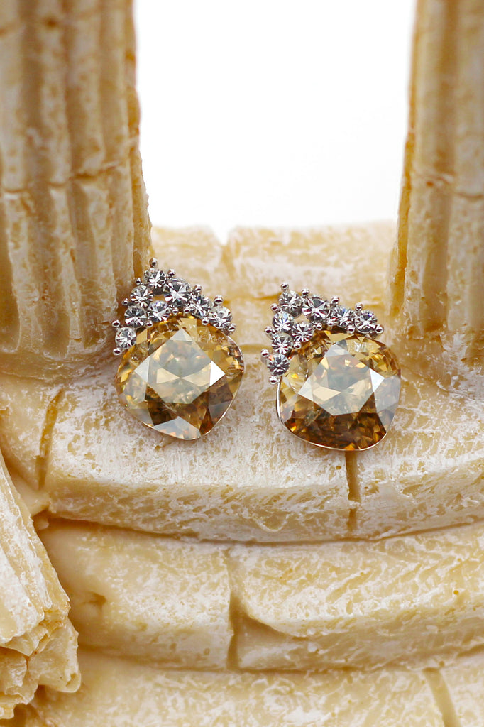 lovely cute crystal earrings