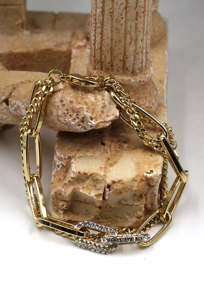 Fashion exaggerated thick bracelet