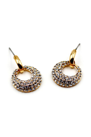 classic pendant beads earrings