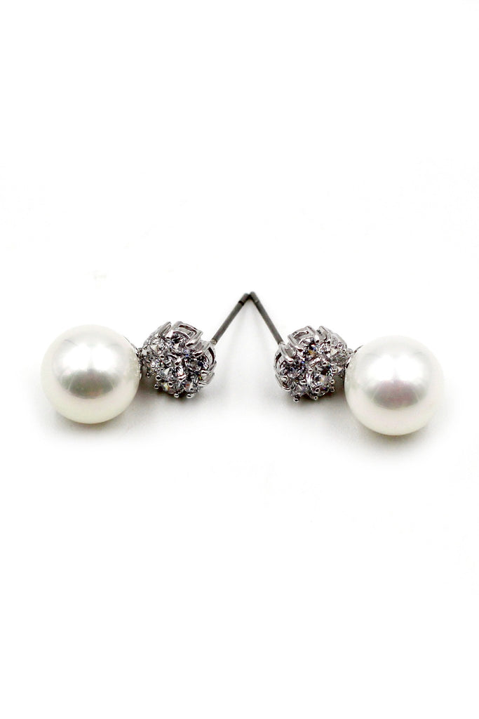 pearl earrings necklace set