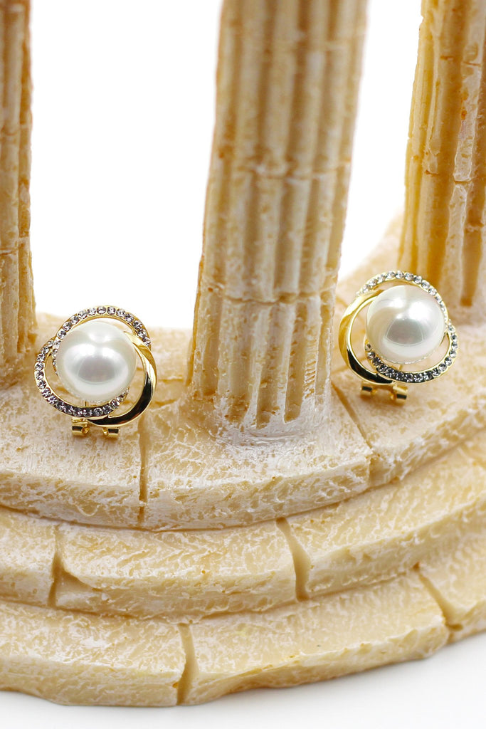 Fashion peanut round pearl necklace set