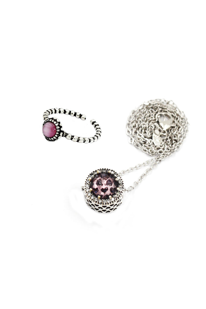 fashion joker ring necklace set