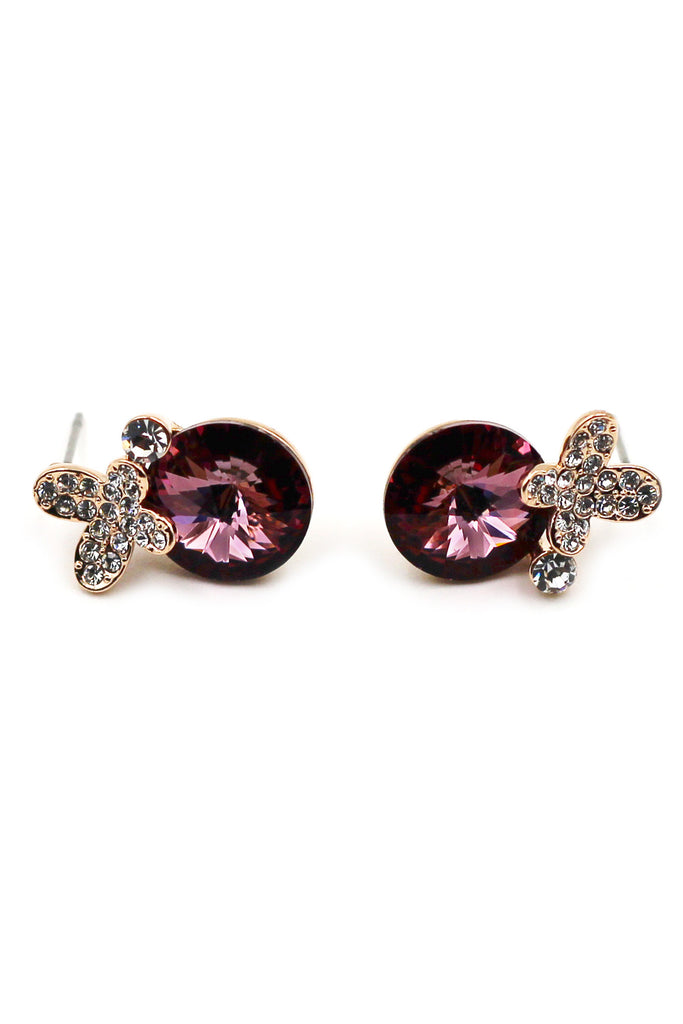 lovely flowers Crystal Earrings