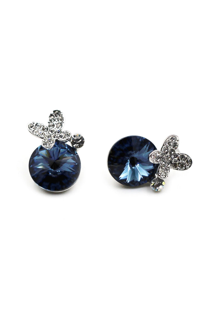 beautiful crystal earrings necklace set