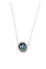 ocean heart crystal necklace