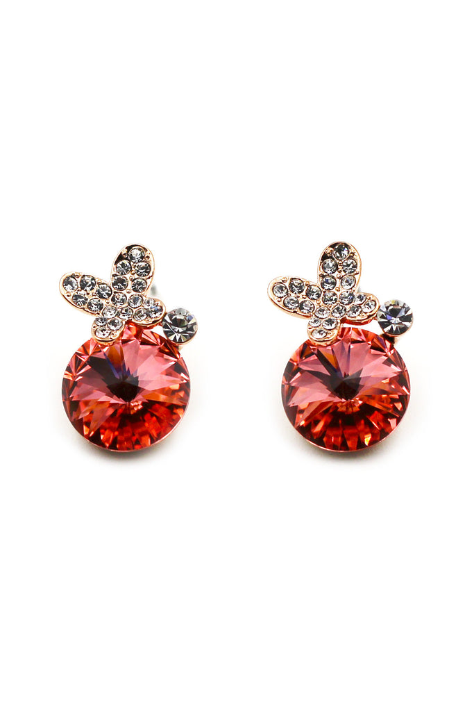 lovely flowers Crystal Earrings