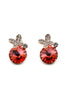 Lovely Flower Crystal Earrings Ring Set