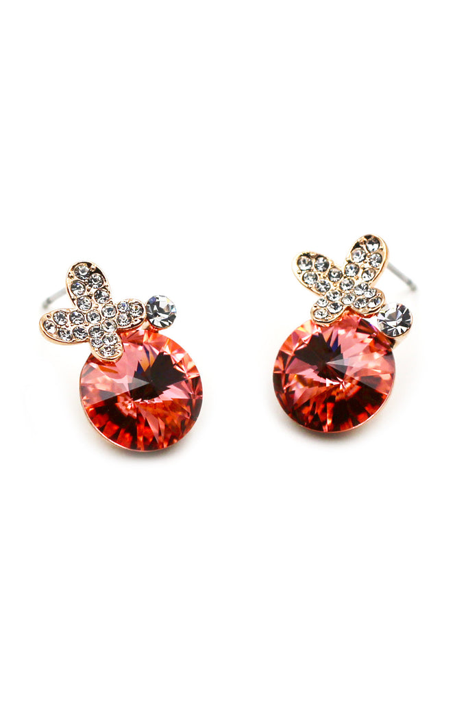 lovely flowers Crystal Earrings