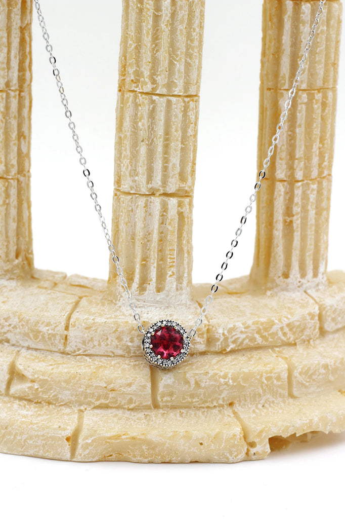 temperament crystal necklace ring set