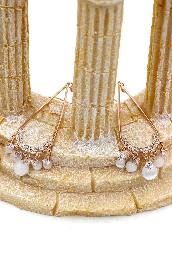 pendant beads earrings