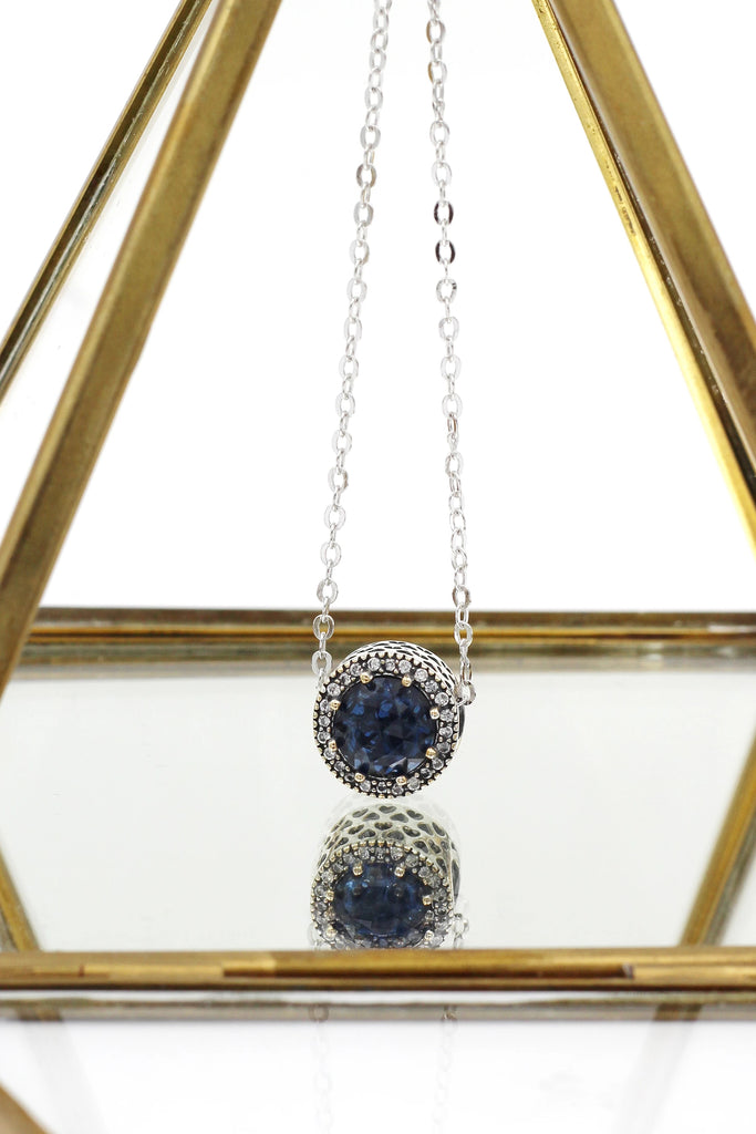 temperament crystal necklace ring set