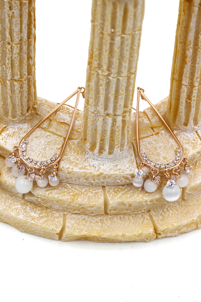 pendant beads earrings