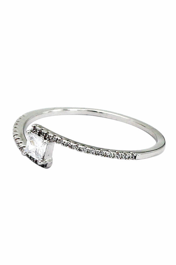 fashion bright crystal ring