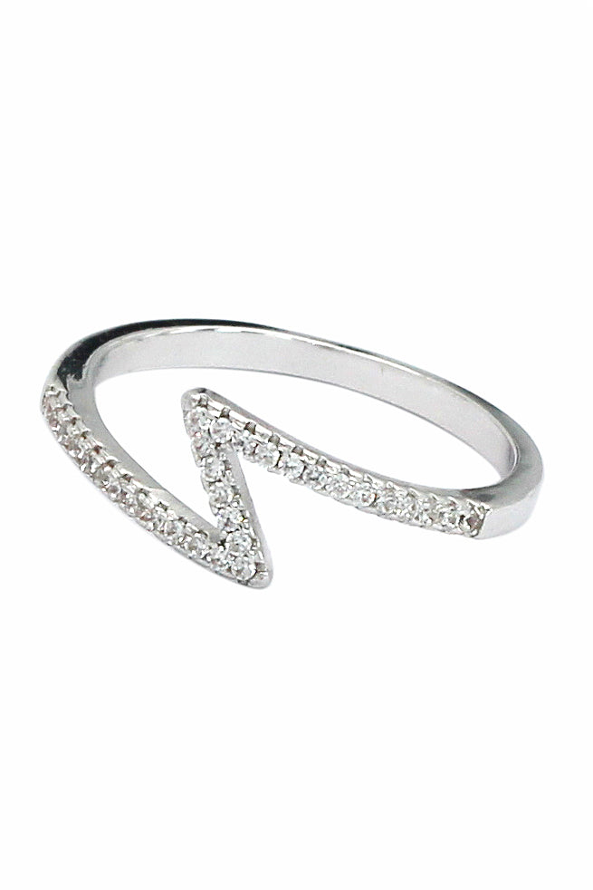 fashion irregular crystal ring