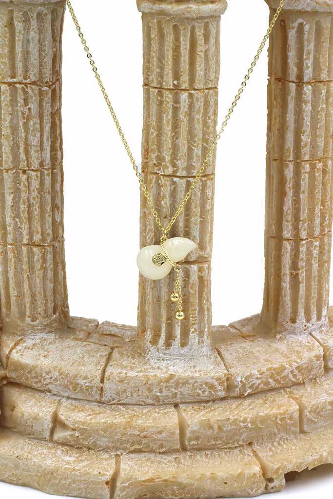 Fashion simple small gourd gold necklace