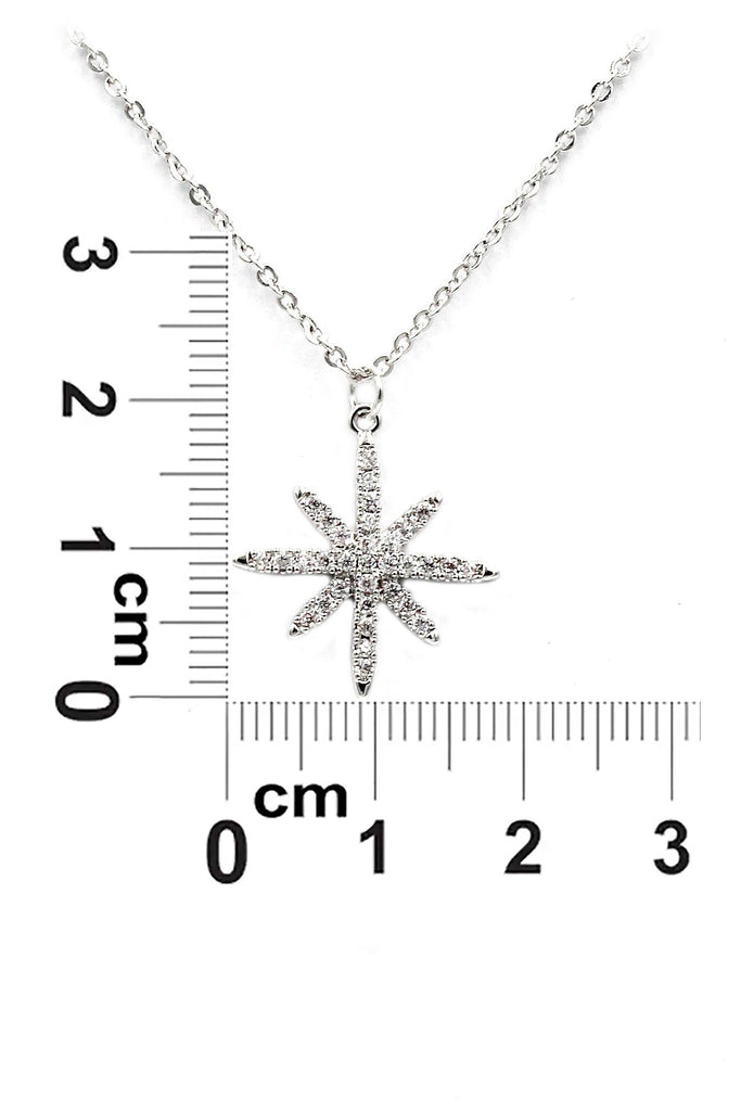 wild star rice crystal necklace