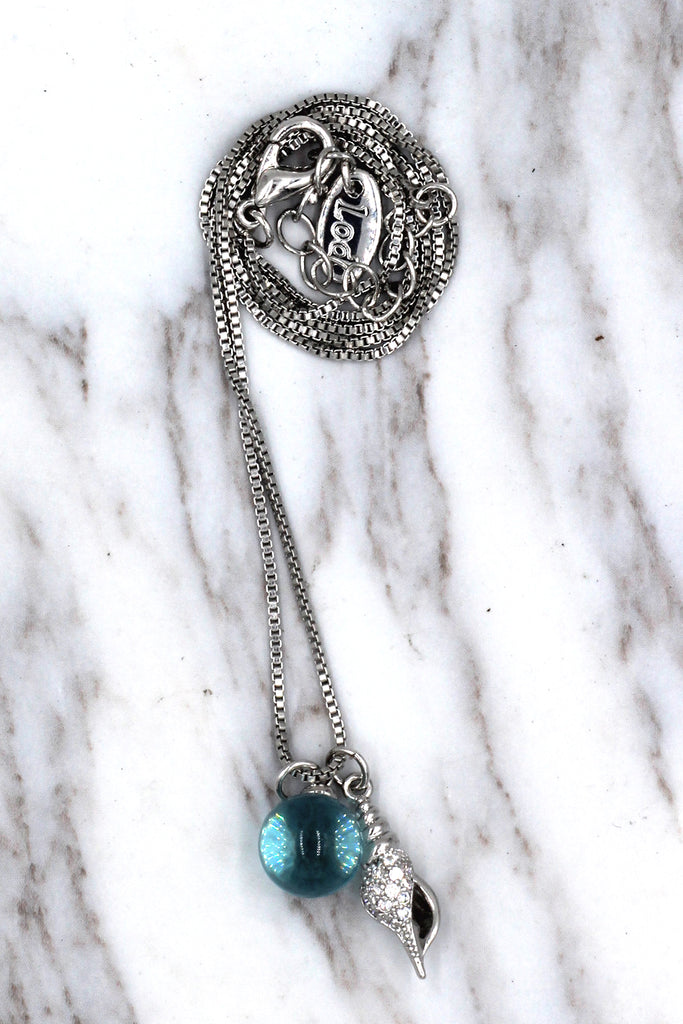 Fashion Planet Conch Necklace Earrings Set