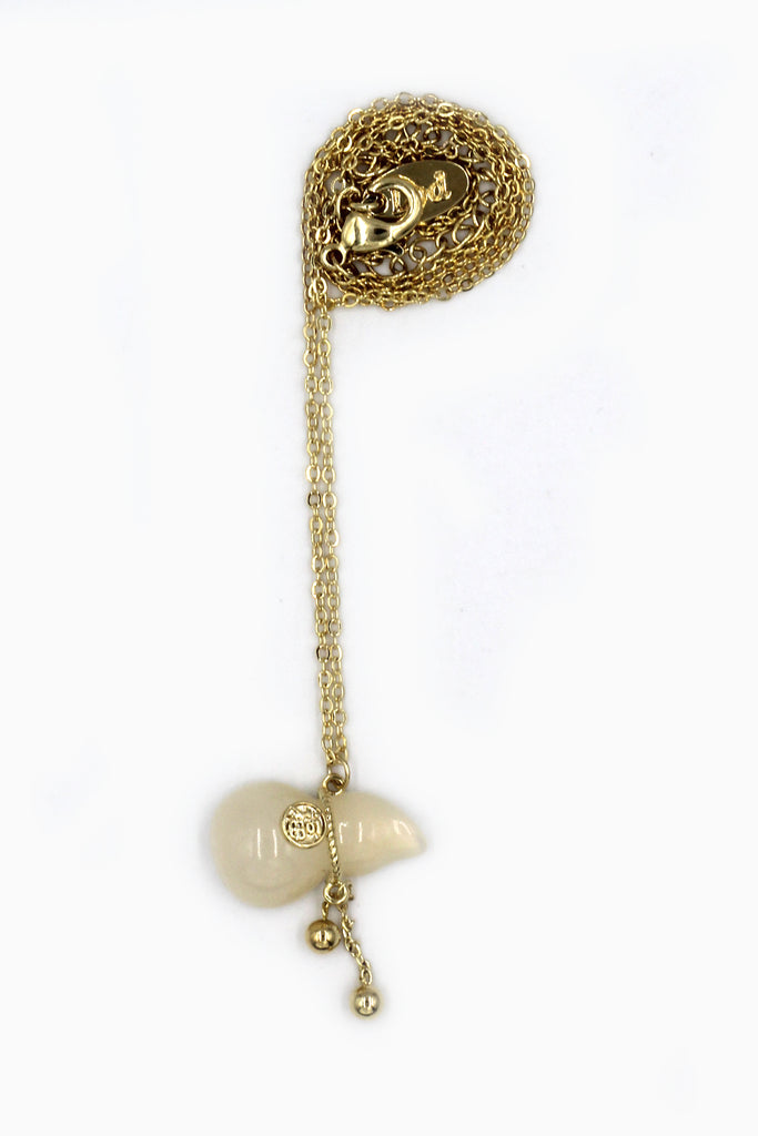 Fashion simple small gourd gold necklace