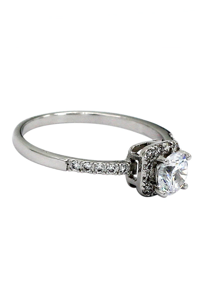 square diamond ring