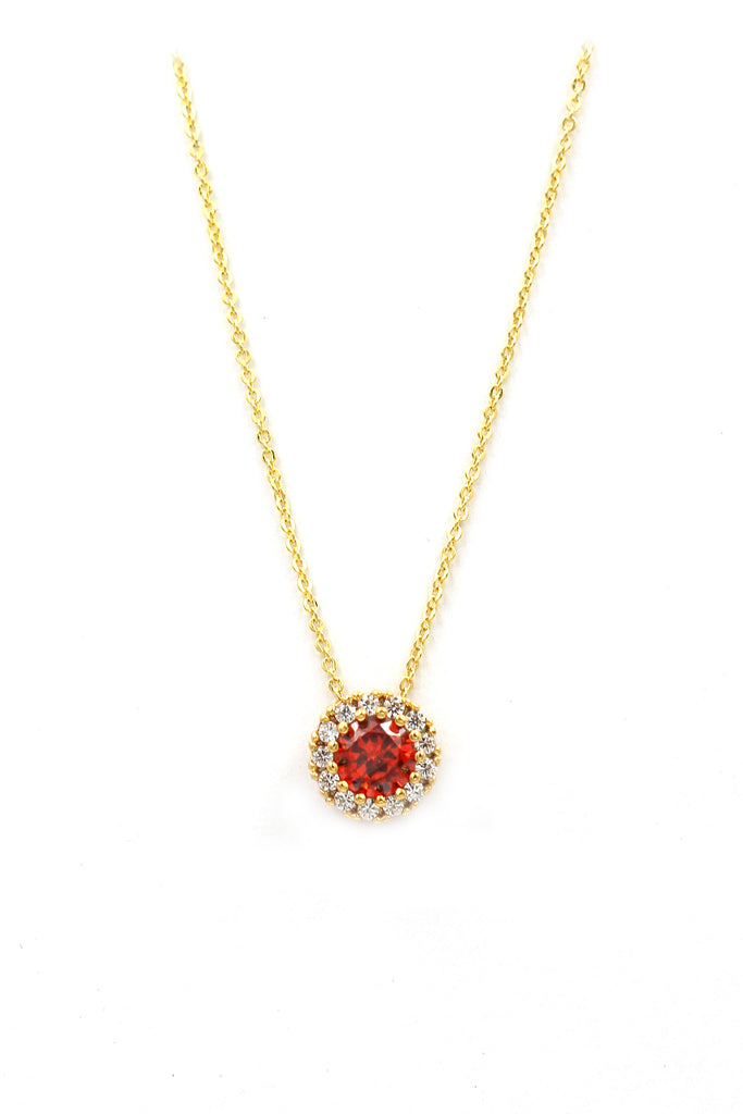 fashion gold crystal necklace