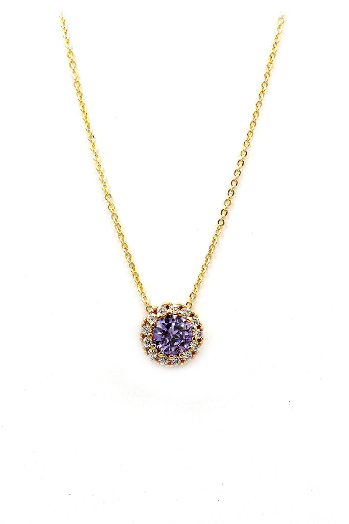 fashion gold crystal necklace