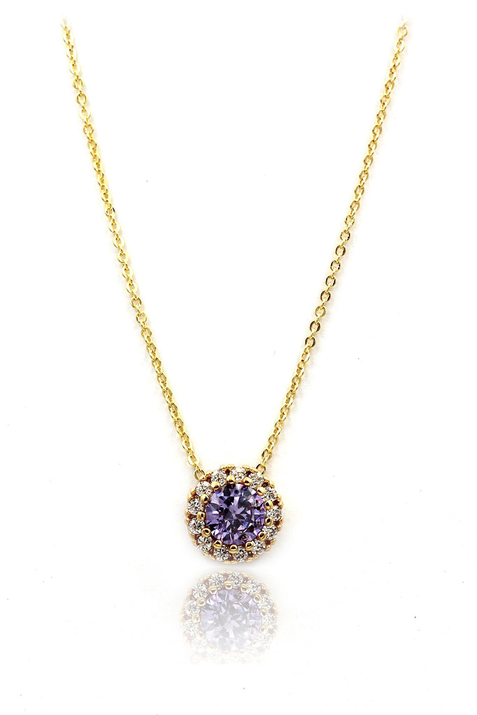 fashion gold crystal necklace