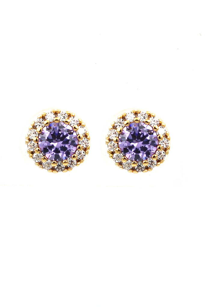 fashion light blue crystal bracelet earring set