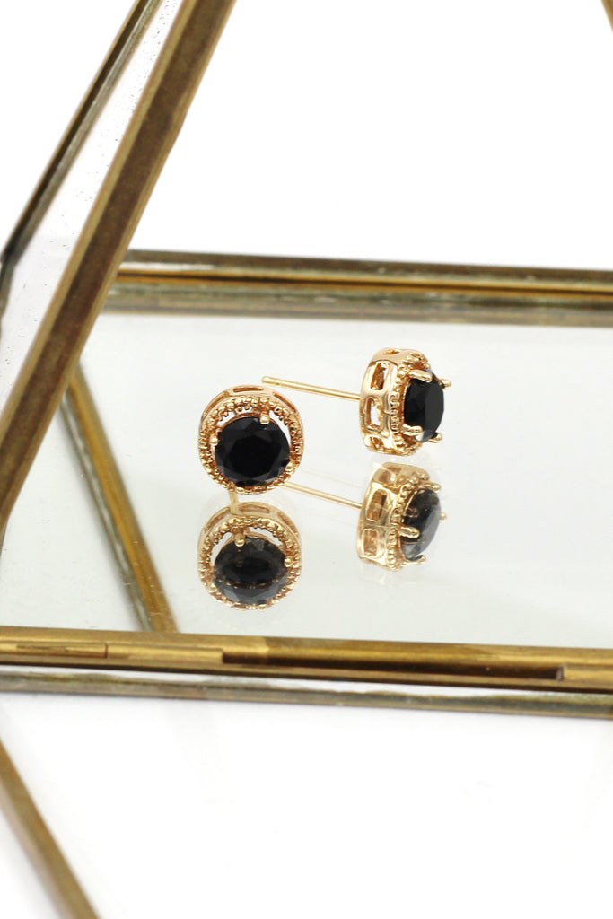 Luxury pendant crystal gold necklace set