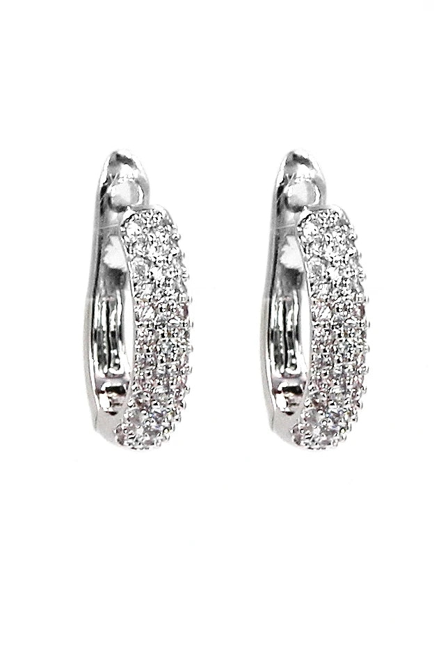 fashion circle earring necklace set