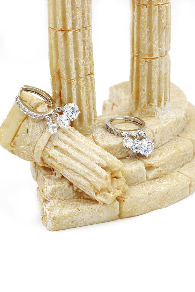 fashion shiny pendant crystal earrings