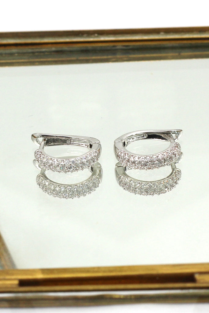 fashion circle earring necklace set