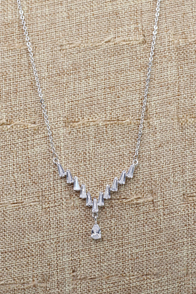 exquisite pendant crystal necklace ring set