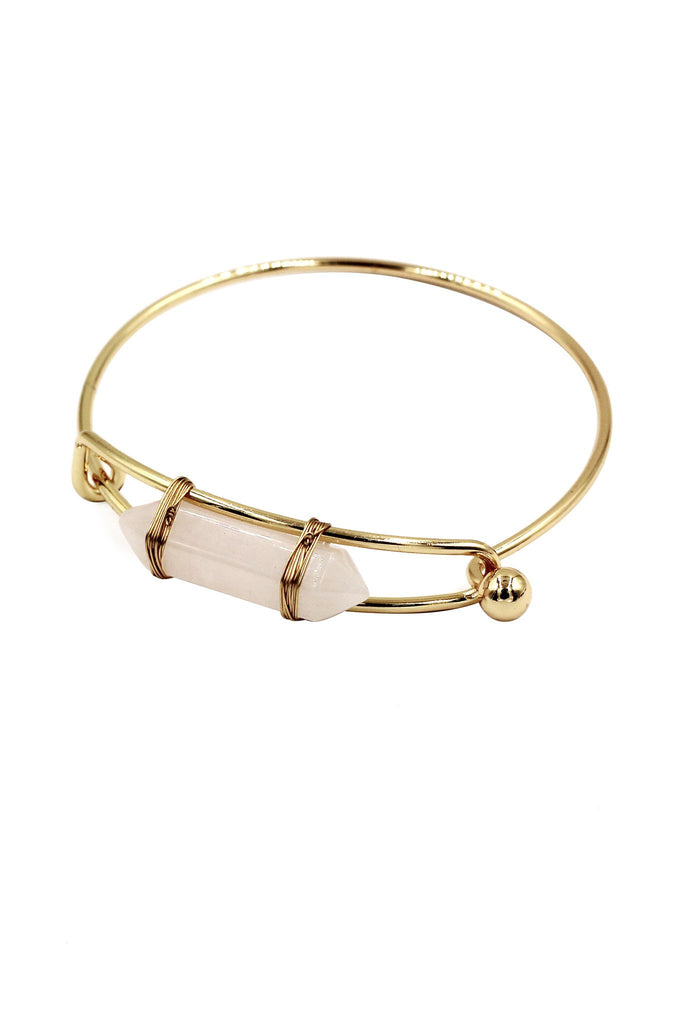 pink crystal earrings bracelet set