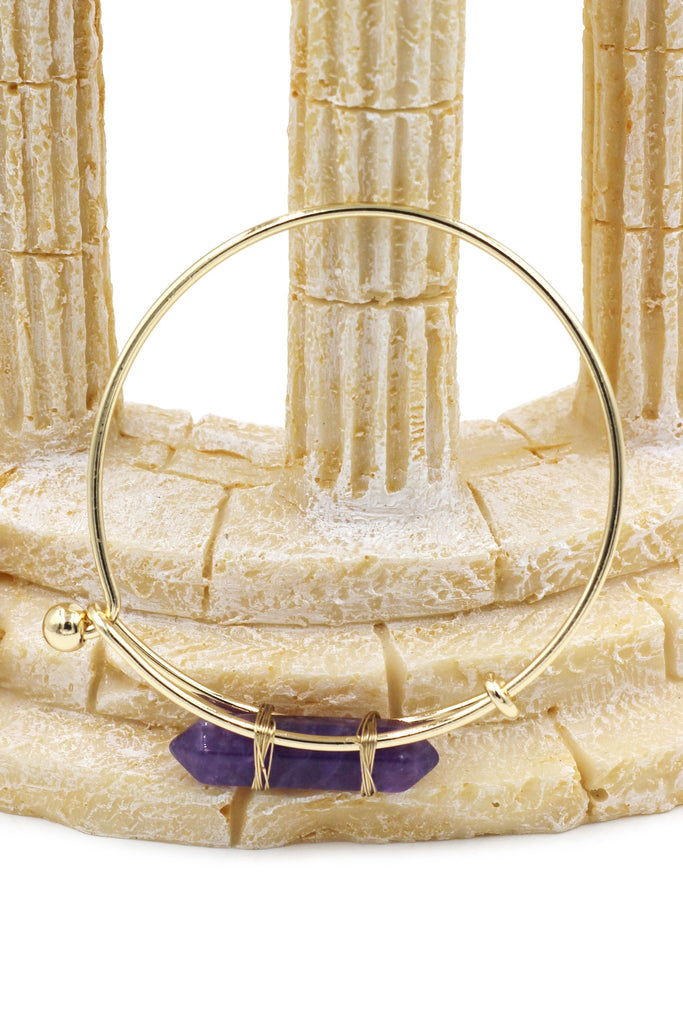 purple crystal set